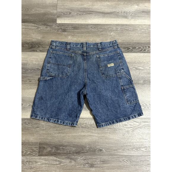 Wrangler Carpenter Denim Jorts Shorts Jorts Skater Y2K Streetwear - Men’s 38 - Picture 1 of 11